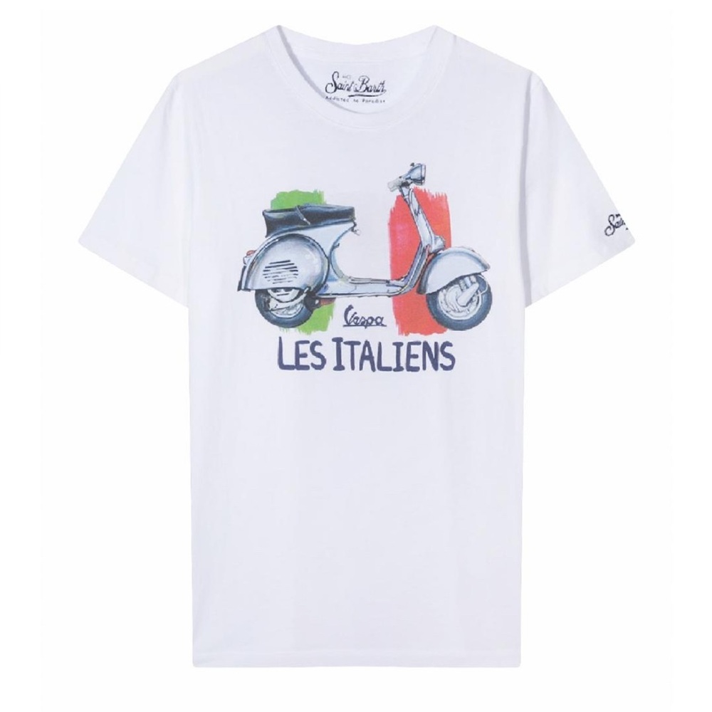 MC2 Saint Barth boys size 12 Vespa T-shirt in good condition 100% authentic.